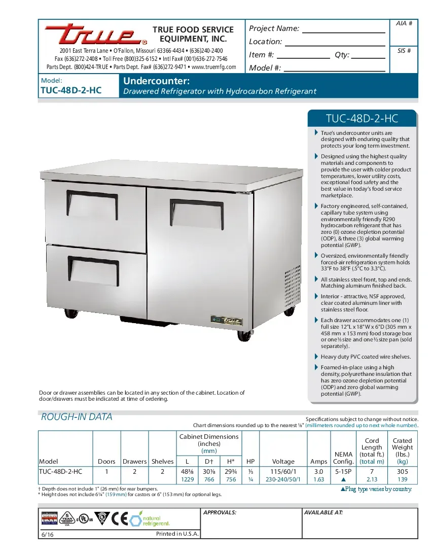 true-manufacturing-tuc-48d-2-hc-refrigerator-undercounter-reach-in-115v-48-2607269qwelt.pdf