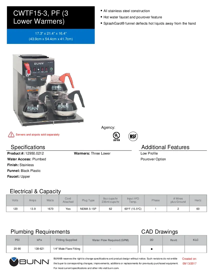 bunn-12950-0212-coffee-brewer-for-decanters-3-9-gallon-specsheet-260719foywzp.pdf