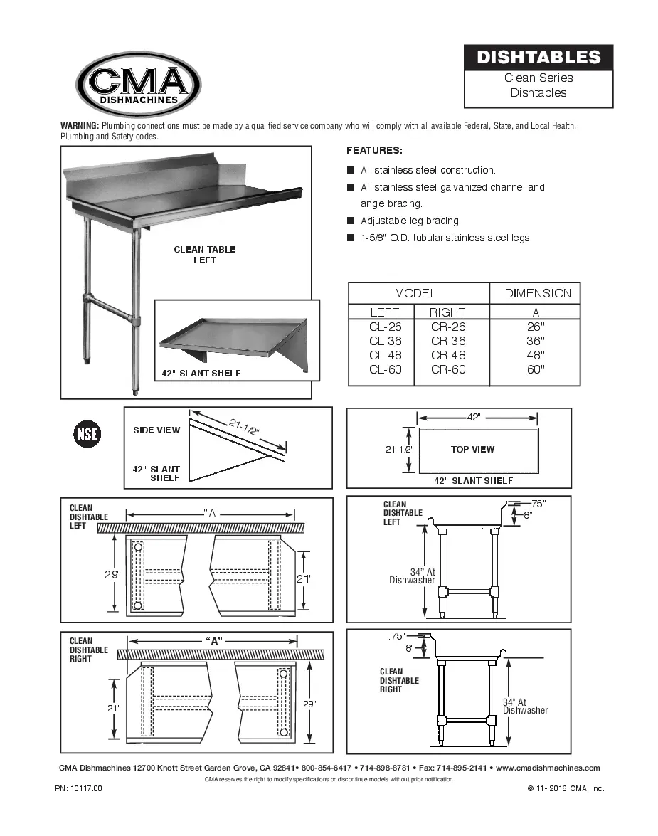 cma-dishmachines-cl-26-dishtable-clean-straight-specsheet-2607195ymbku.pdf