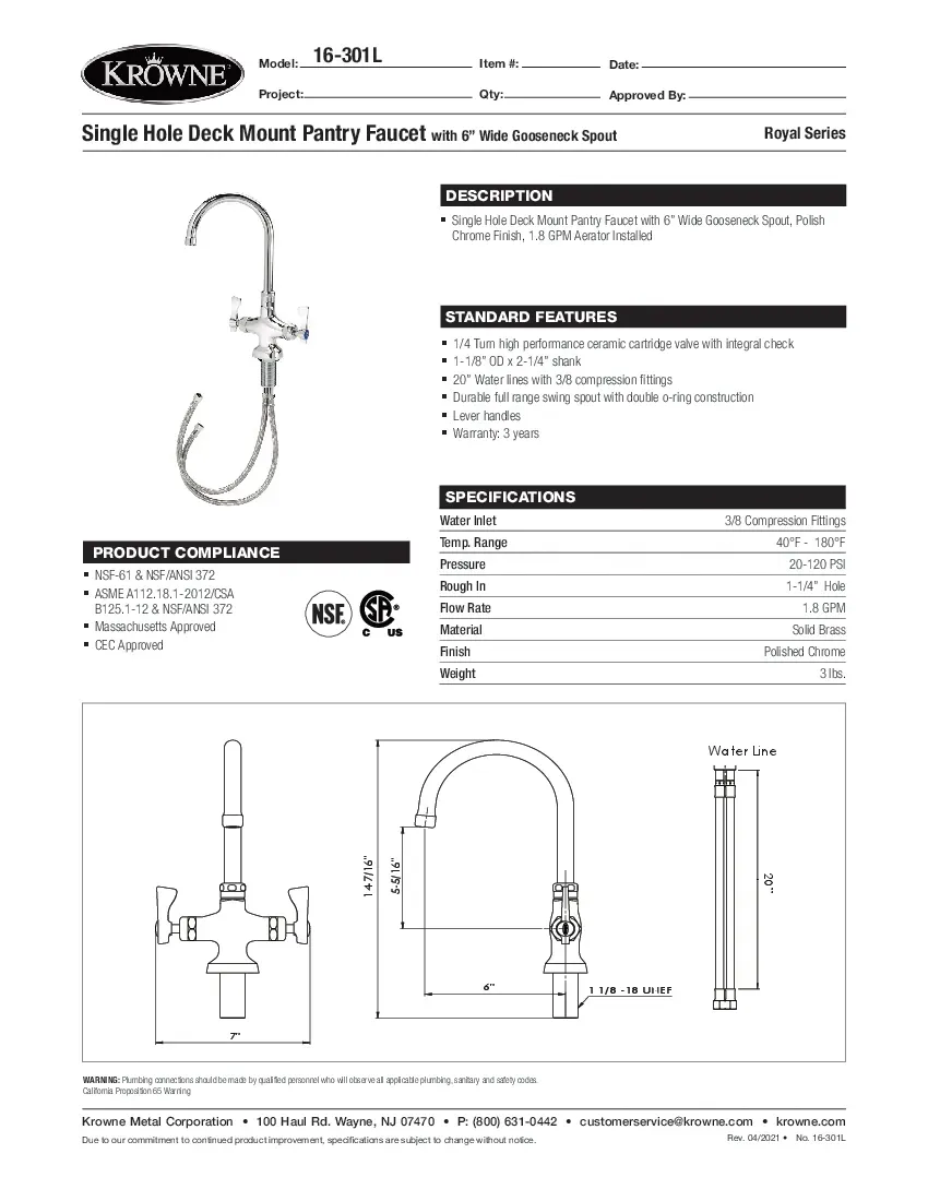 krowne-metal-16-301l-gooseneck-faucet-chrome-plated-deck-mount-specsheet-26072609xl78.pdf