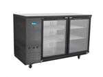 Atosa USA , SBB48GGRAUS2, Shallow Depth Glass Door Back Bar Coolers