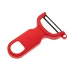 Barfly , M33071RDB, Vegetable Peeler, Manual, Swivel Blade, High-Carbon Steel, Red