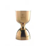 Barfly , M37006GD, Straight Rim Bell Jigger, Gold, Stainless Steel