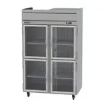 Beverage Air , HR2HC-1HG, Refrigerator, Reach-In, Two-Section, Self-Contained, Glass Doors