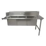 BK Resources , BKSDT-3-1820-14-RS, Dishtable, with Potsinks