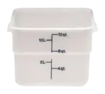 Cambro , 12SFSP148, Food/Beverage Storage Container, 12 Quart, White, Square