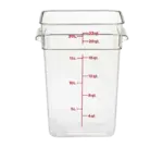 Cambro , 22SFSCW135, Food/Beverage Storage Container, 22 Quart, Clear, Square