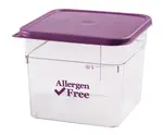 Cambro , 6SFSCW441, Food/Beverage Storage Container, 6 Quart, Clear, Square