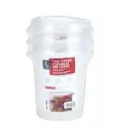 Cambro , RFS4PPSW3190, Food/Beverage Storage Container, 4 Quart, Clear, Round
