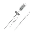 CDN Measurement Tools , DTW450L, Thermometer, Digital Waterproof Long Stem Dishwasher -40 - 450F Anti-Microbial W/ Heat Shield & Vessel Clip