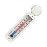 CDN Measurement Tools EFG120, Thermometer, Refrigerator/Freezer -40 - 120F W/ Temp Zones & Hang/Suction, Color-Coded, Shatterproof