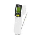 CDN Measurement Tools , INTP662, Thermometer, Infrared Gun/Thermocouple -76 - 662F 3-3/4-In Probe W/ Thin Tip & Anti-Microbial - Ds 8:1, Gun Style