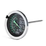 CDN Measurement Tools , IRM200-GLOW, Thermometer, Cooking Ovenproof Meat 120 - 200F 2-In Dial 5-In Stem - Glow, Dishwasher Safe