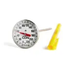 CDN Measurement Tools IRXL220, Thermometer, Cooking Large Dial 0 - 220F 1-3/4-In Dial 5-In Stem Anti-Microbial, Dishwasher Safe