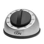 CDN Measurement Tools MT1, Timer, Mechanical 1 Hour By Min 3-In Face, Stainless Steel