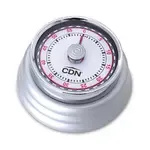 CDN Measurement Tools MT4-S, Timer, Mechanical 1 Hour By Min 2-In Face - Silver, Abs Plastic