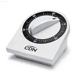 CDN Measurement Tools MTM3, Timer, Mechanical 1 Hour By Min 2-5/8-In Face, Abs Plastic