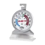 CDN Measurement Tools RFT1, Thermometer, Refrigerator/Freezer -20 - 80F 2-In Dial W/ Temp Zones & Stand Or Hang, Color-Coded