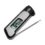 CDN Measurement Tools , TCT572-BK, Thermometer, Thermocouple Folding -58 - 572F 4-1/4-In Probe W/ Thin Tip & Anti-Microbial - Black, Shatterproof