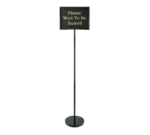 Chef Master 90033, Sign, Freestanding, Black, Aluminum