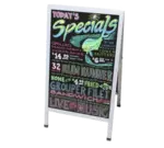 Chef Master 90034, Sign Board, A-Frame, Black, Aluminum