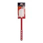 Chef Master 90214, Spatula, Plastic, Silicone, Red, 16-1/2" L