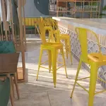 Flash Furniture , CH-31320-30GB-YL-GG, Indoor Outdoor Barstools, Stackable