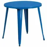 Flash Furniture , CH-51090-29-BL-GG, Indoor Outdoor Tables, Round, Blue, Café