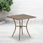 Flash Furniture , CO-5-GD-GG, Indoor Outdoor Tables, Square, Gold