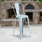 Flash Furniture , ET-3534-30-DB-GG, Indoor Outdoor Barstools, Stackable, Bistro