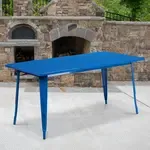 Flash Furniture , ET-CT005-BL-GG, Indoor Outdoor Tables, Blue, Café