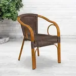 Flash Furniture , SDA-AD632009D-2-GG, Indoor Outdoor Chairs, Stackable, Café