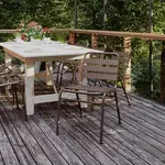 Flash Furniture , TLH-015C-BZ-GG, Indoor Outdoor Chairs, Stackable, Bronze