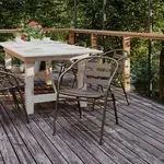 Flash Furniture TLH-017C-BZ-GG, Indoor Outdoor Chairs, Stackable