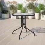 Flash Furniture , TLH-087-BK-GG, Indoor Outdoor Tables, Round, Black