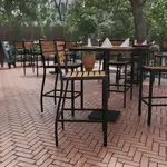 Flash Furniture , XU-DG-HW6036B-GG, Indoor Outdoor Barstools, With Footrest, Fade Resistant