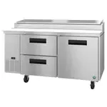 Hoshizaki , PR67A-D2, Refrigerated Counter, Pizza Prep Table