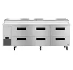 Hoshizaki , PR93B-D6, Refrigerated Counter, Pizza Prep Table