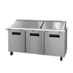 Hoshizaki SR72B-30M, Refrigerated Counter, Mega Top Sandwich / Salad Unit