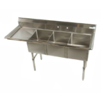 Klingers Trading , ECS3DL24, Sink, (3) Three Compartment