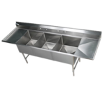 Klingers Trading , EIT32D18DB, Sink, (3) Three Compartment