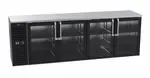 Krowne Metal BS108L-GSS-RRLR, Refrigeration- Self-Contained Back Bar Cooler
