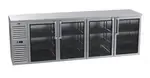 Krowne Metal BS108L-KSS-LRRR, Refrigeration- Self-Contained Back Bar Cooler