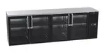 Krowne Metal BS108R-GSS-RLLR, Refrigeration- Self-Contained Back Bar Cooler