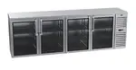 Krowne Metal BS108R-KSS-RRLR, Refrigeration- Self-Contained Back Bar Cooler