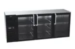 Krowne Metal BS84L-GNS-RRL, Refrigeration- Self-Contained Back Bar Cooler