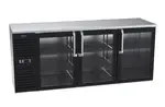 Krowne Metal BS84L-GSS-LRR, Refrigeration- Self-Contained Back Bar Cooler