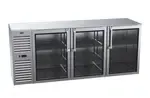 Krowne Metal BS84L-KNS-RLR, Refrigeration- Self-Contained Back Bar Cooler