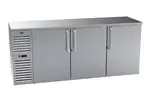 Krowne Metal BS84L-SSS-RLL, Refrigeration- Self-Contained Back Bar Cooler