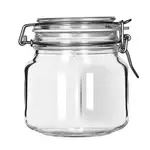 Libbey Glass 17209925, Storage Jar / Ingredient Canister, Glass, 25-1/4 Oz, White